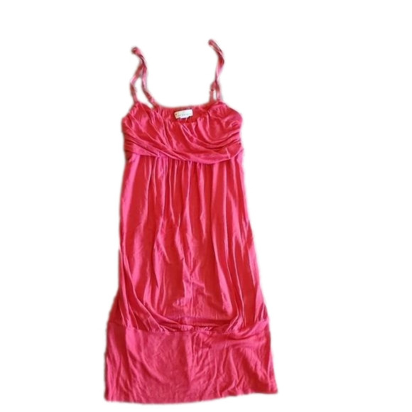 Forever 21 Tops - TWENTYONE Pink Tunic Length Spaghetti Strap Tank